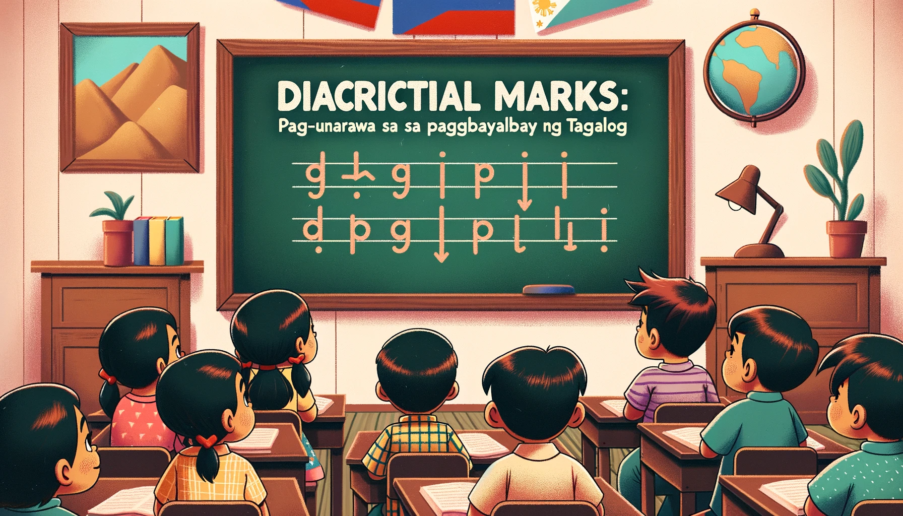 Photo of students learning in a Filipino classroom