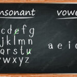 consonants and vowels